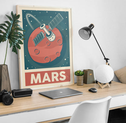 Mars Planet Poster