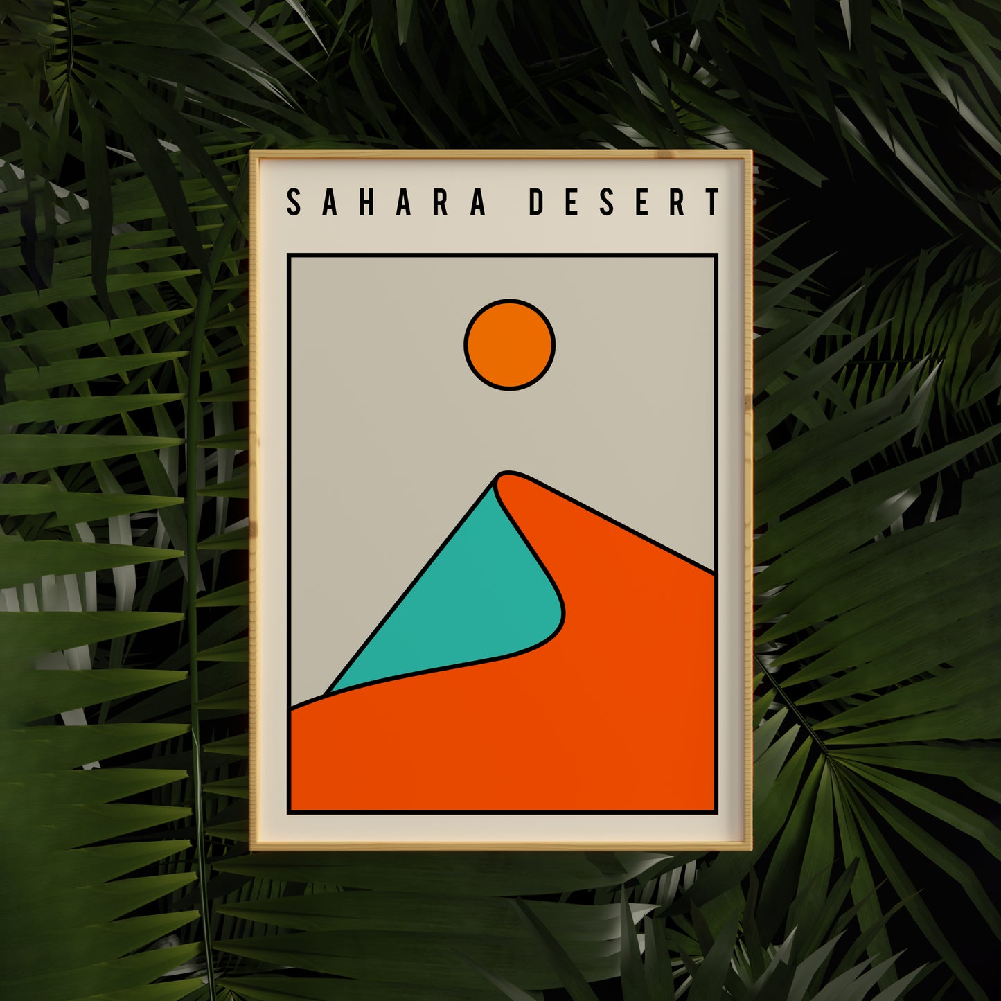 Sahara Desert Minimalist Poster