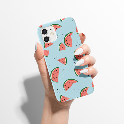 Cute iPhone 12 case with cute watermelon pattern