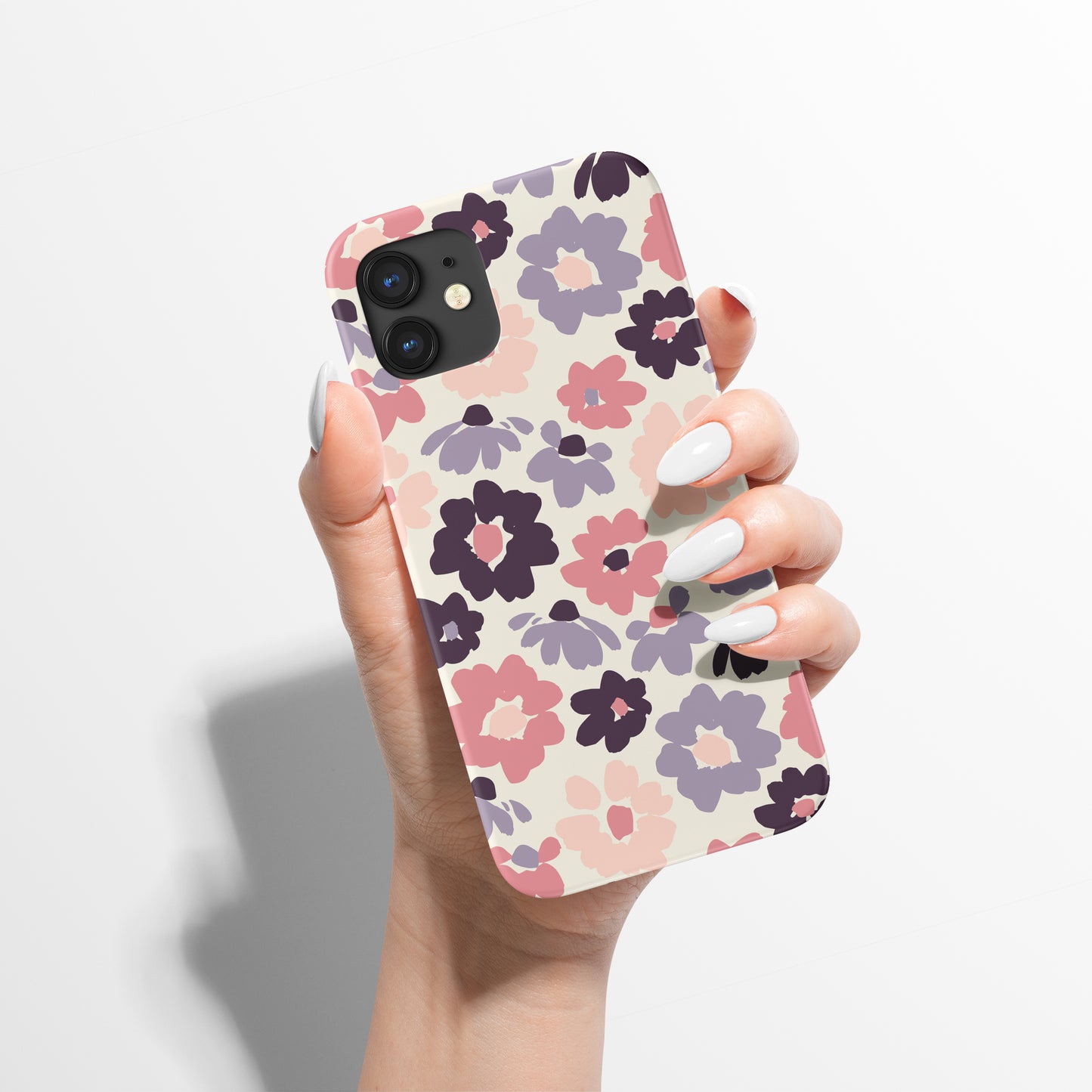 iPhone 12 Case with retro floral painting print