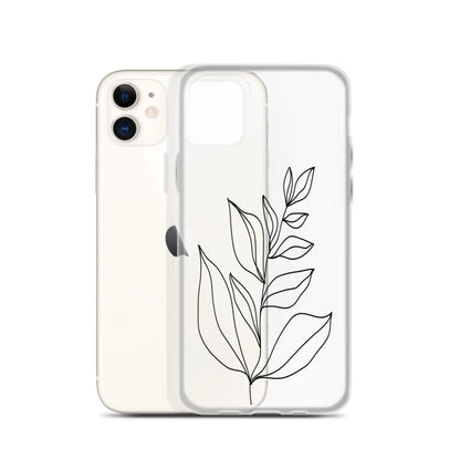 Botanical Line Art iPhone Case