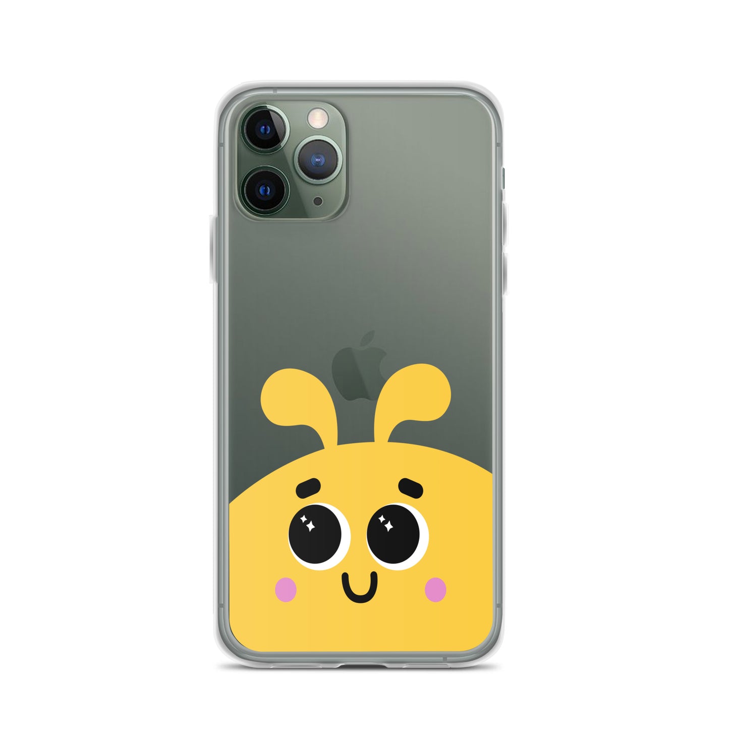 Yellow Happy Tiny Monster iPhone Case