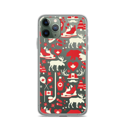 Canada Travel Clear iPhone Case
