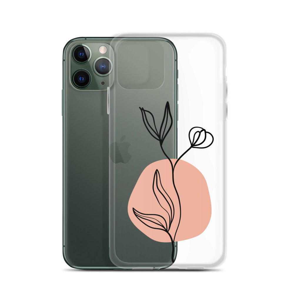 Floral Danish Modern iPhone Case