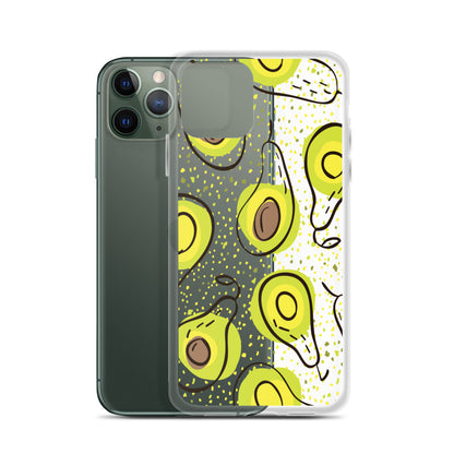 Avocado Green Vege iPhone Case