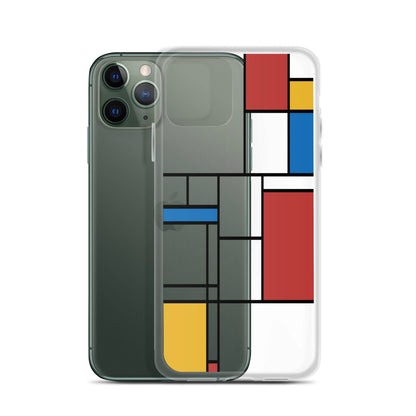 Piet Mondrian Geometric iPhone Case