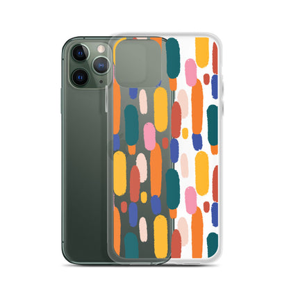 Mid Century Modern Colorful iPhone Case