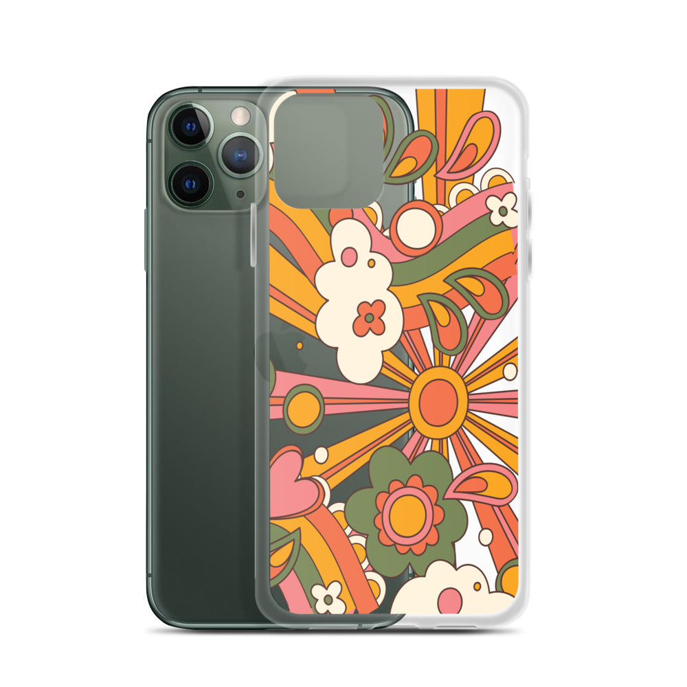 Hippie Groovy Retro iPhone Case