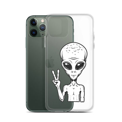 Funny Alien iPhone Case