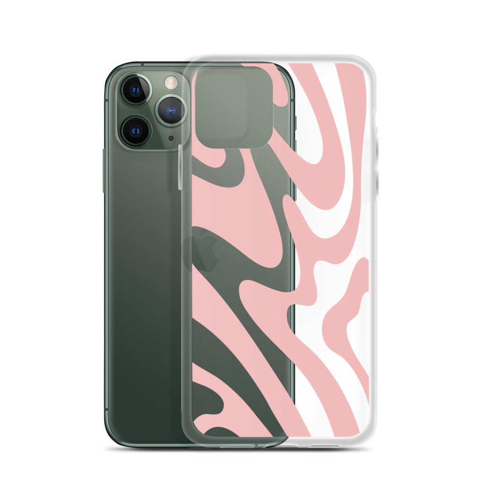 Abstract Pink iPhone Case