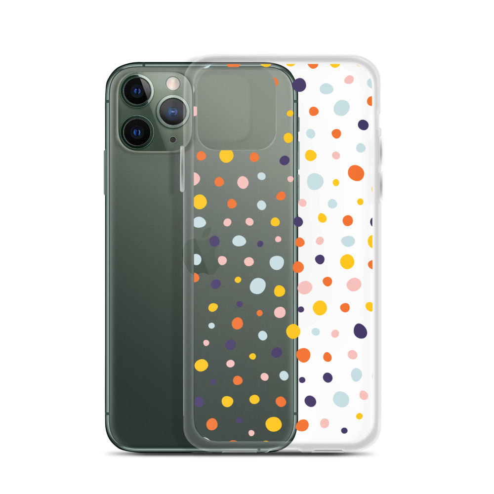 Colorful Dots Abstract iPhone Case