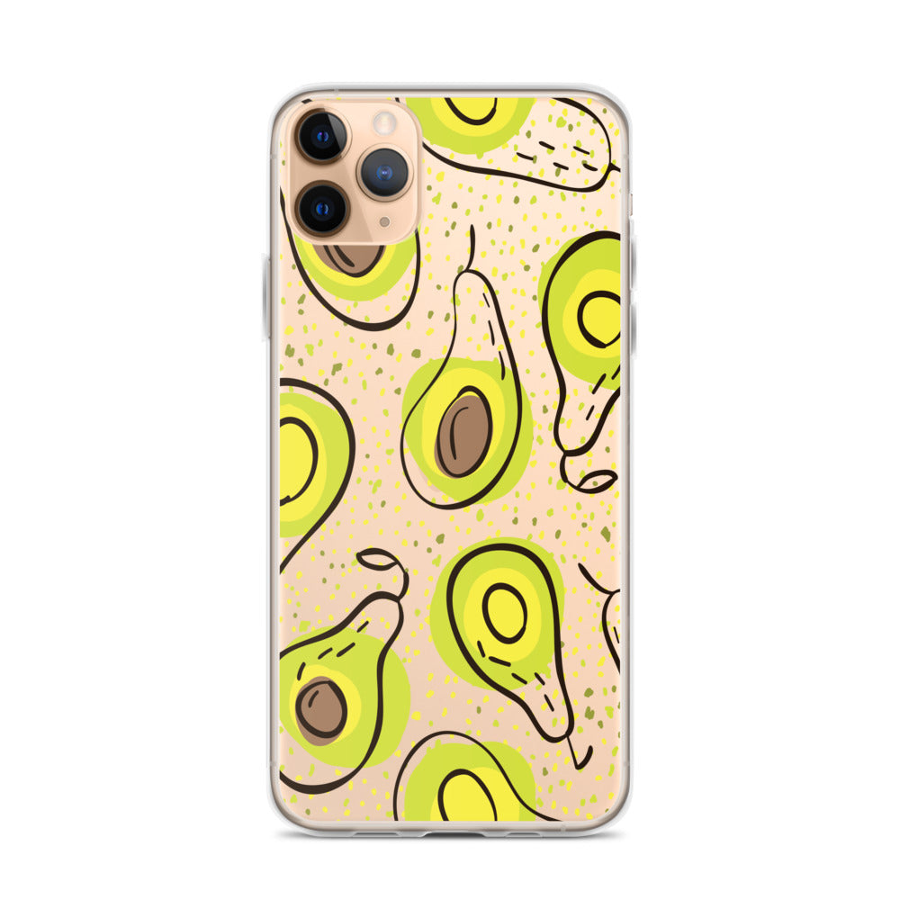 Avocado Green Vege iPhone Case