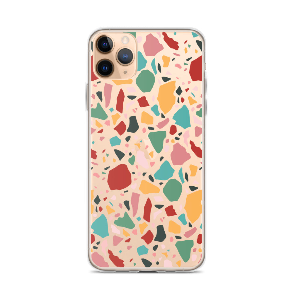 Colorful Modern Terrazzo iPhone Case