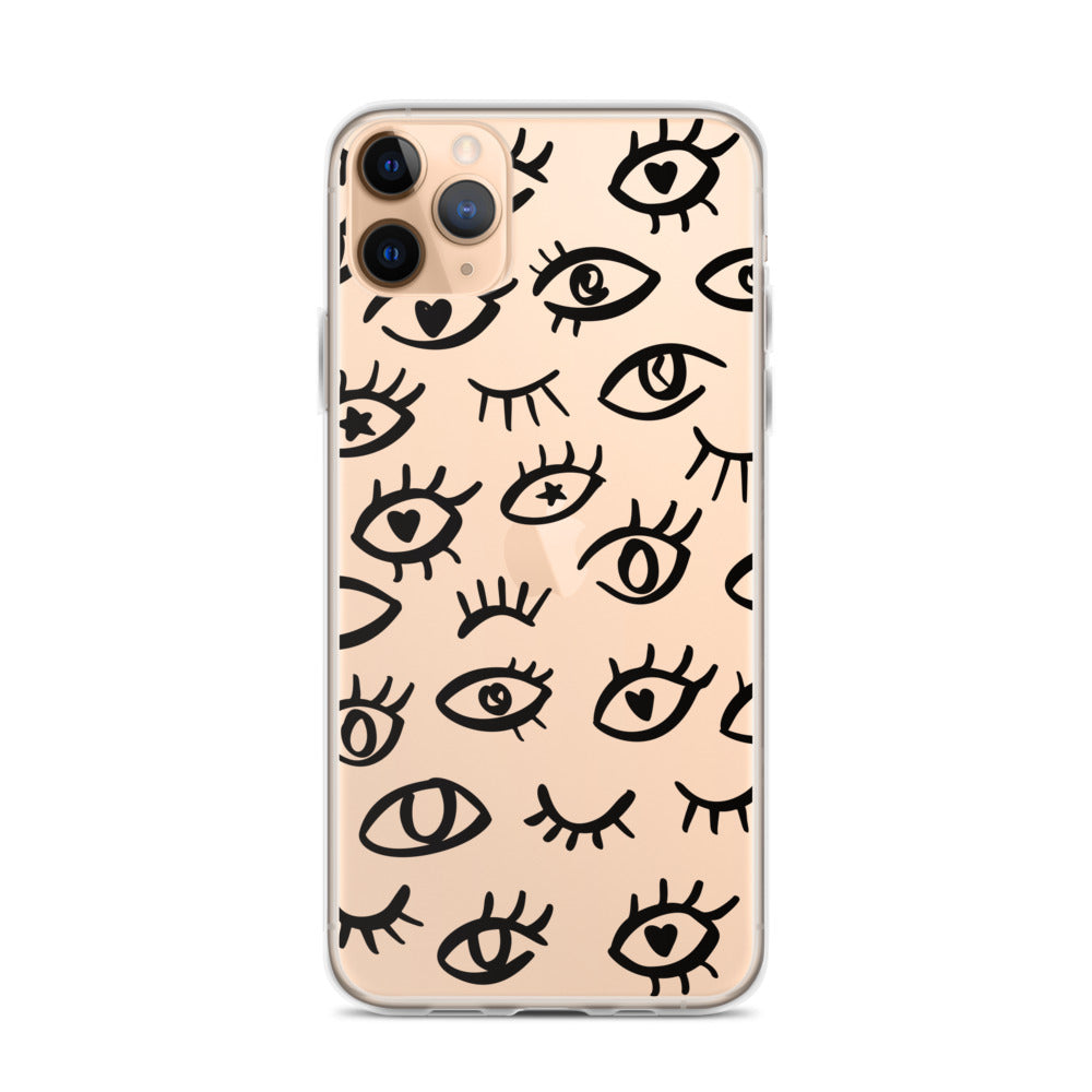 Pop Art Eyes iPhone Case