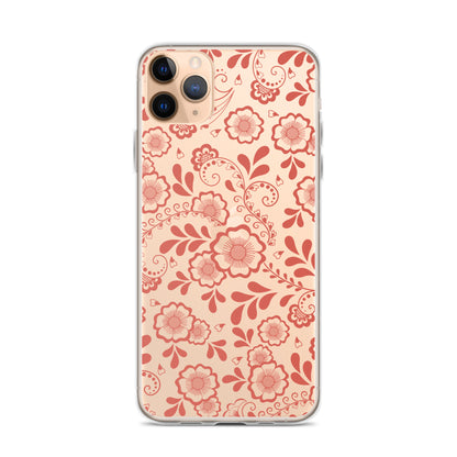 Vintage Floral Pattern iPhone Case