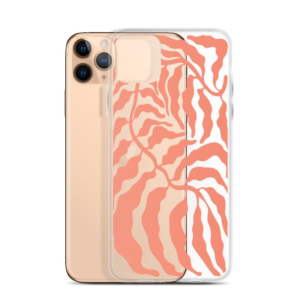 Peach Leaf iPhone Case