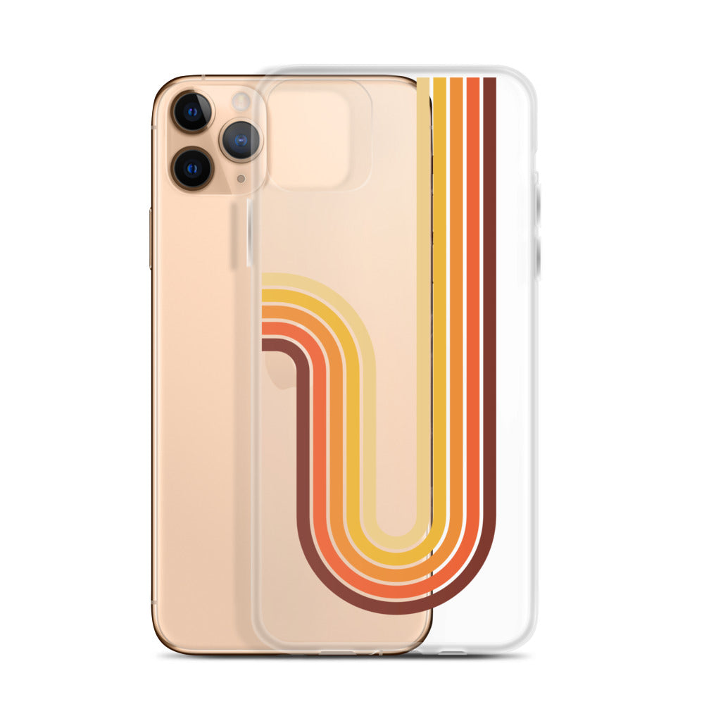 Retro 70s Geometric iPhone Case