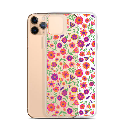 Colorful Flowers Feminin iPhone Case