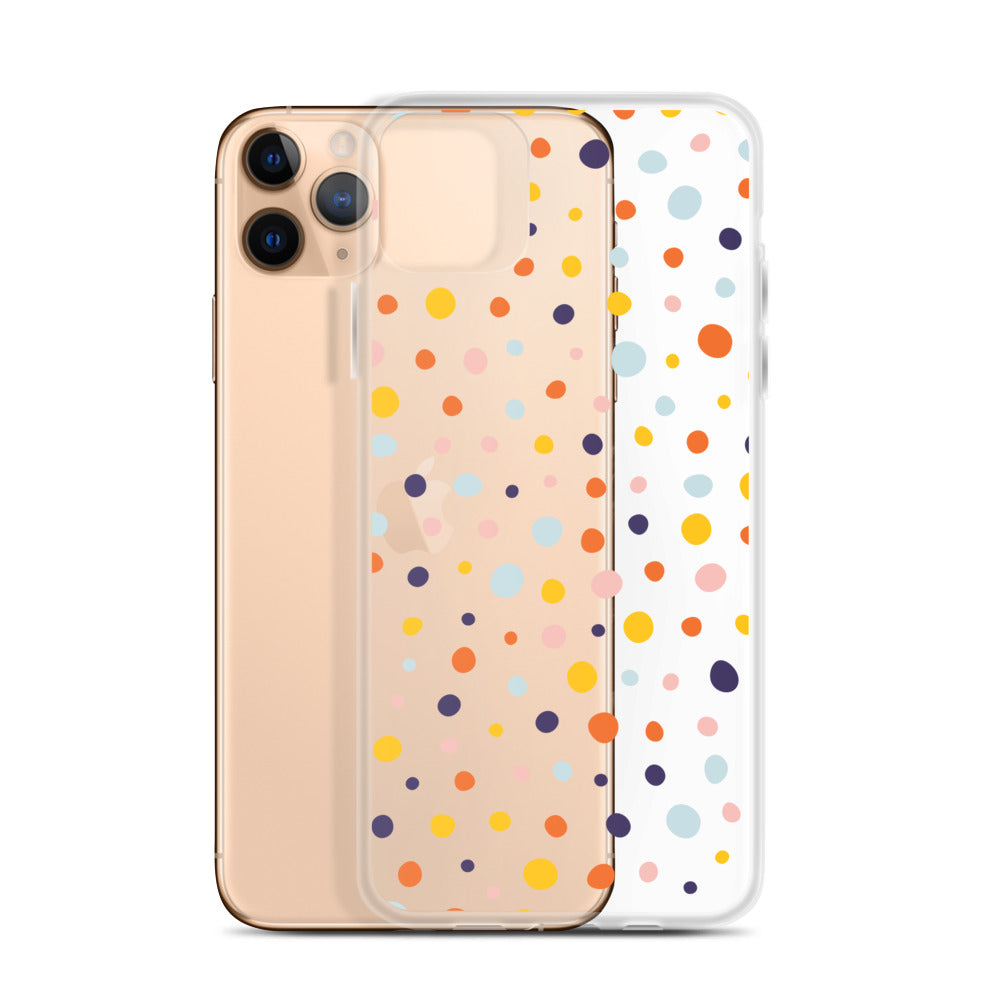 Colorful Dots Abstract iPhone Case