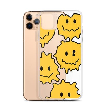 Smiling Faces - Trippy iPhone Case