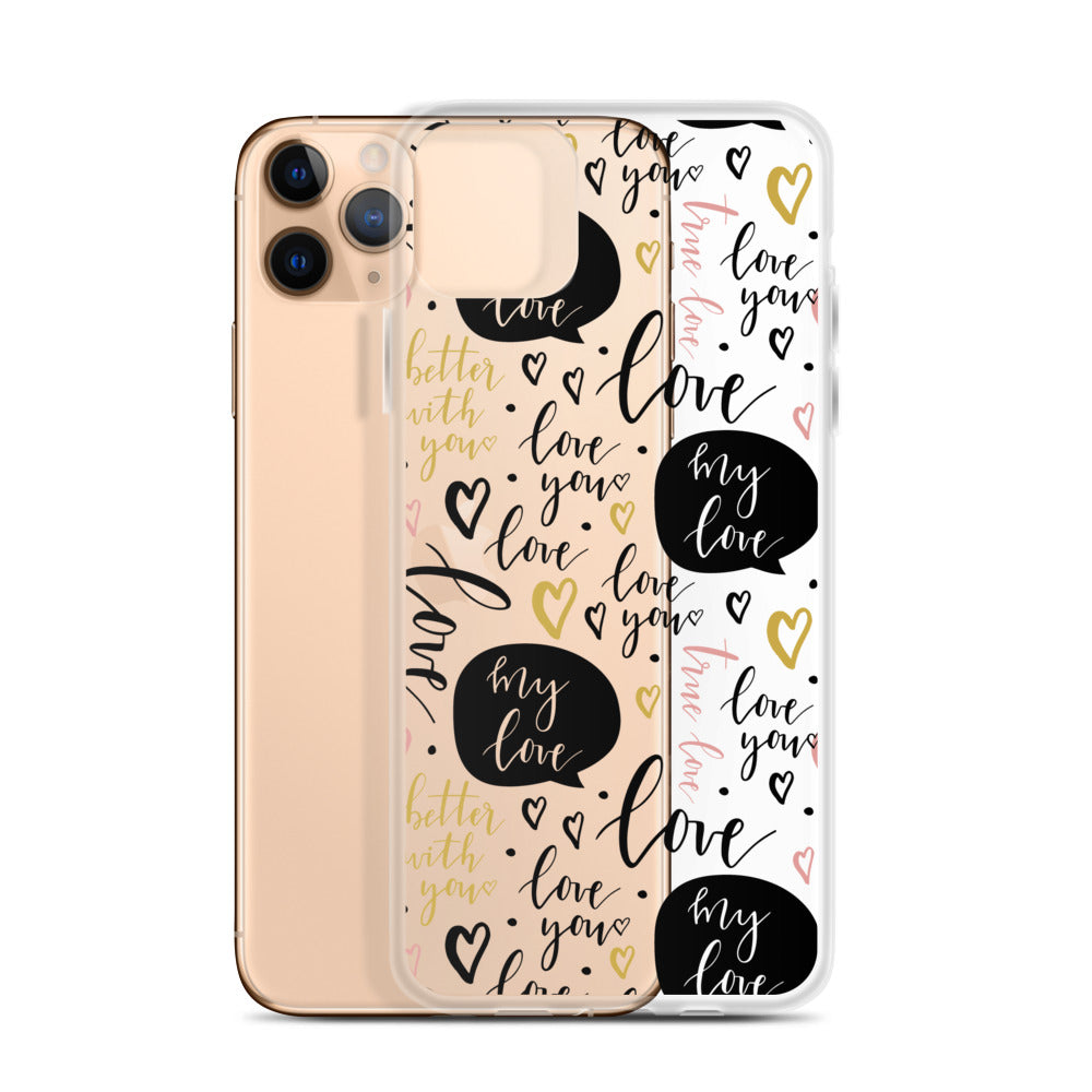 My Love iPhone Clear Case - HypeSheriff