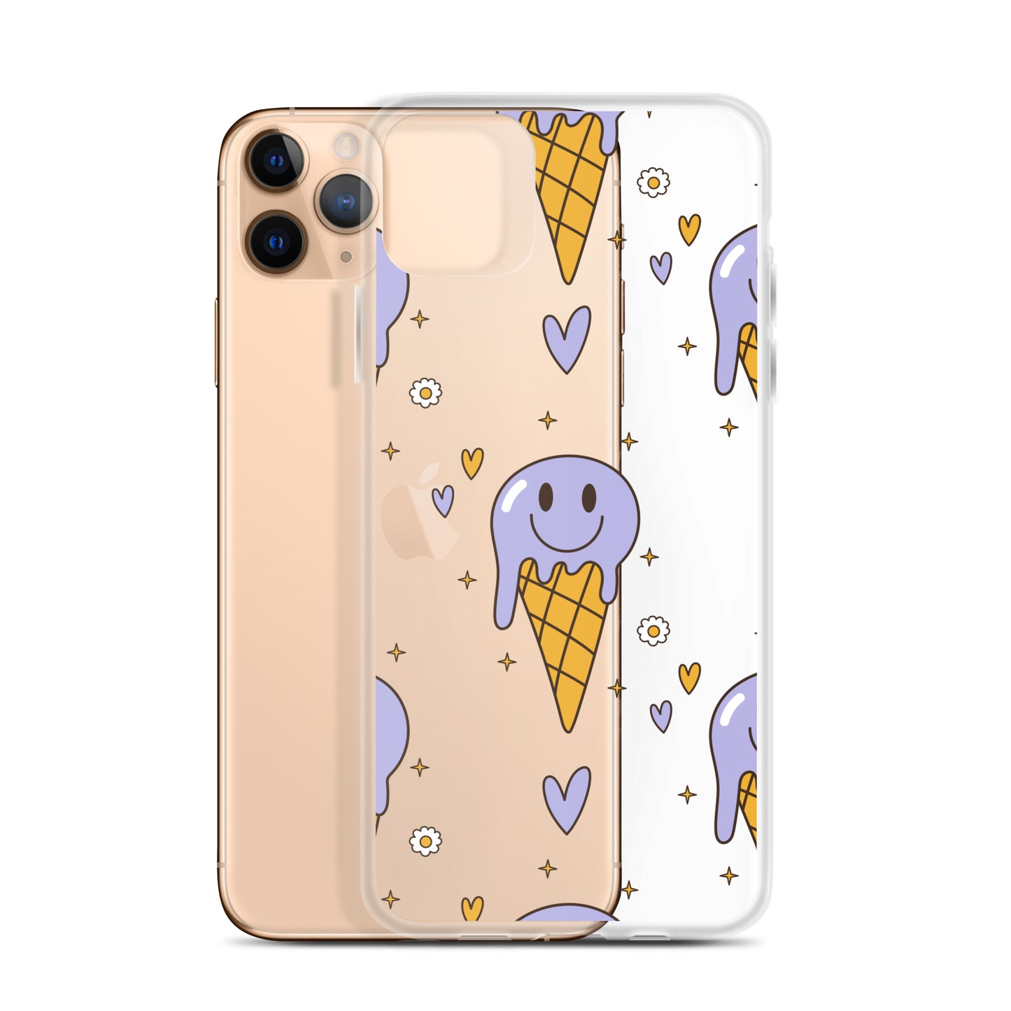 Happy Psychodelic Ice Cream iPhone Case