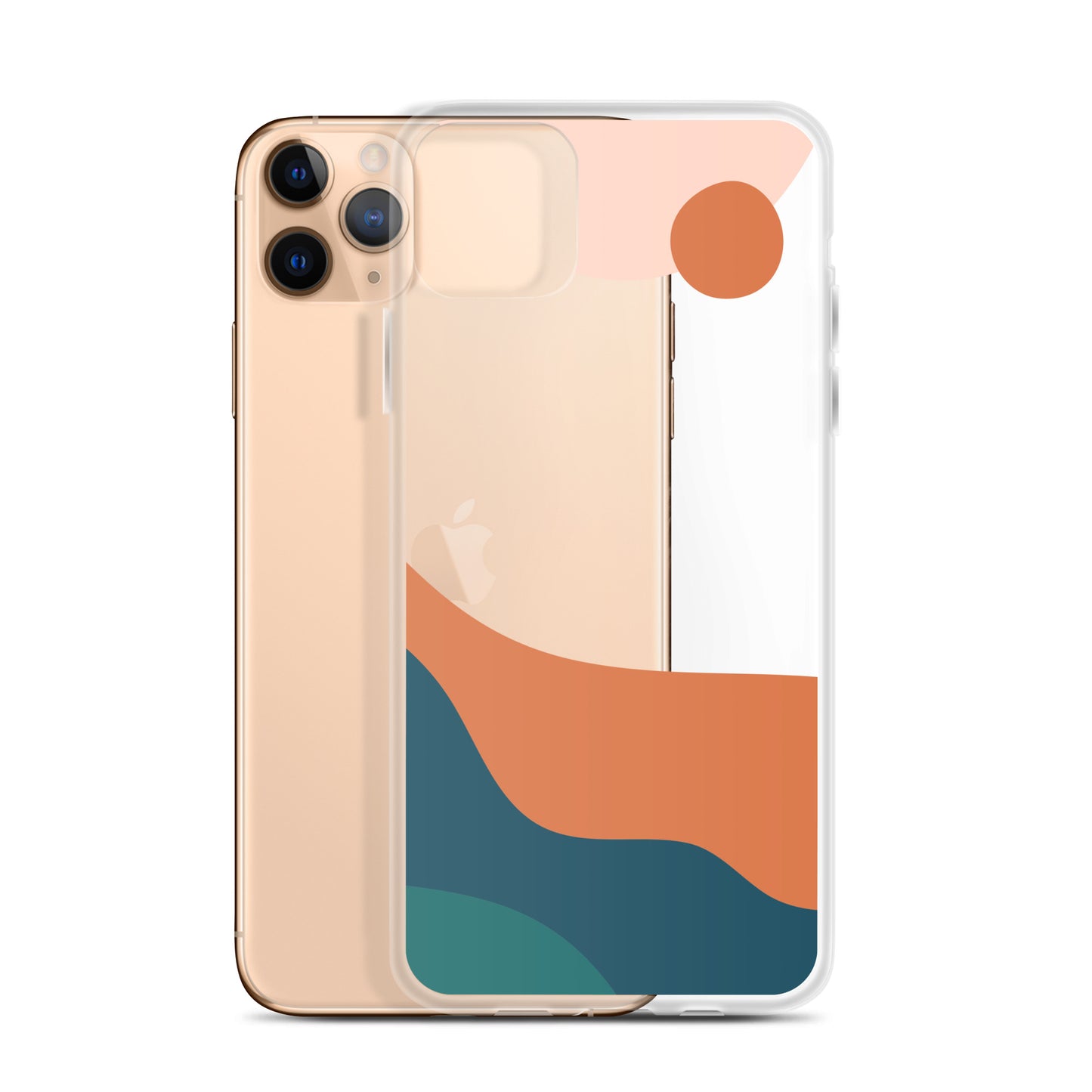 Mid Century Modern Landscape iPhone Case