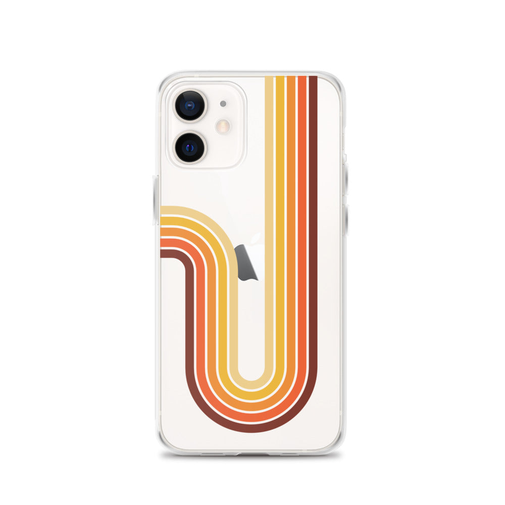 Retro 70s Geometric iPhone Case