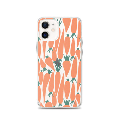 Retro Carrot Vege iPhone Case - HypeSheriff
