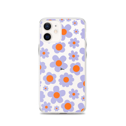 Violet Hippie 50s 60s 70s Floral iPhone Case