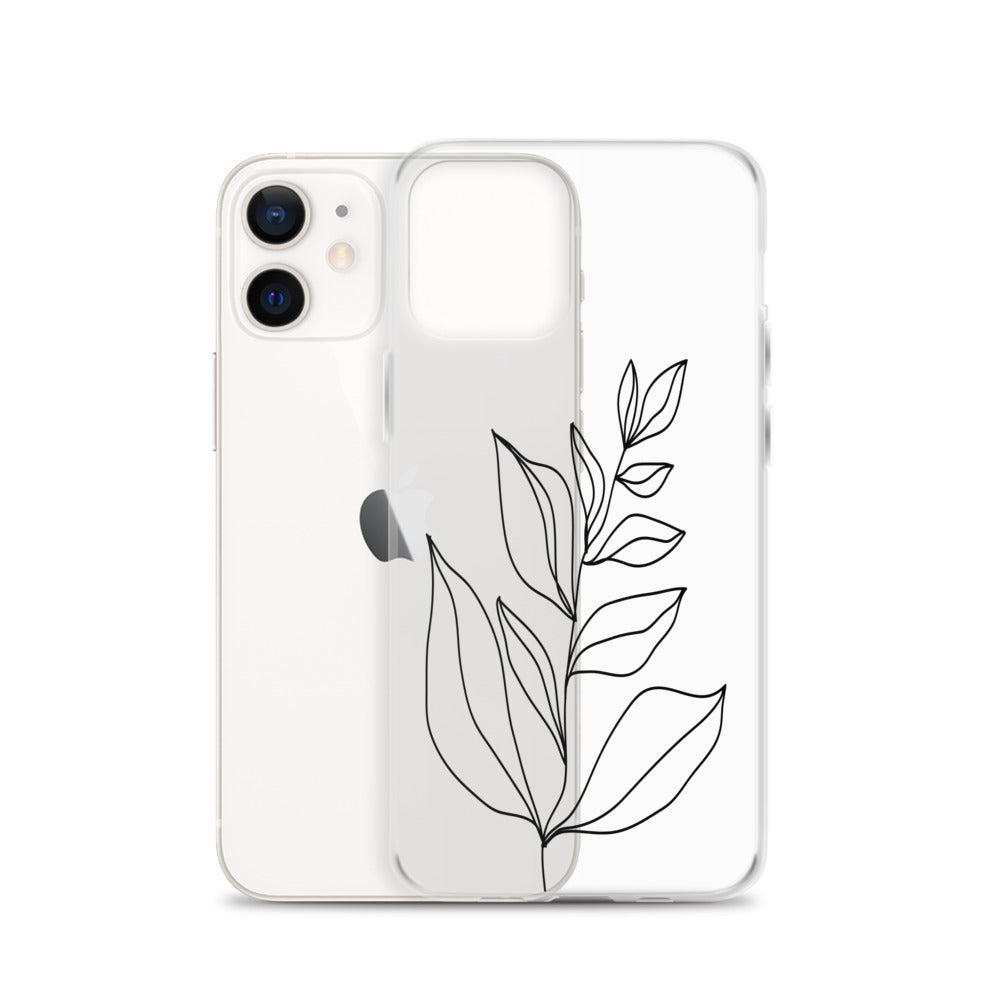 Botanical Line Art iPhone Case