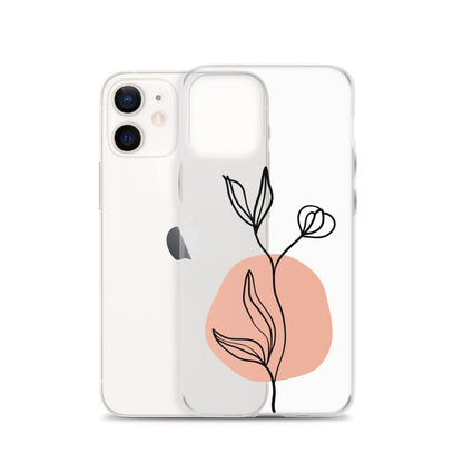 Floral Danish Modern iPhone Case