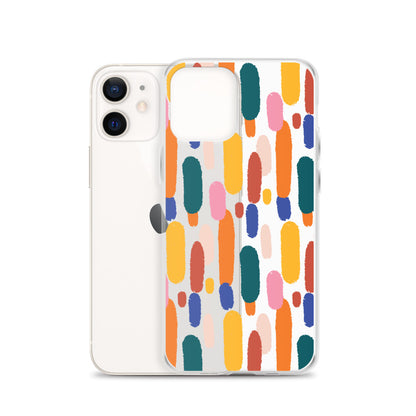 Mid Century Modern Colorful iPhone Case