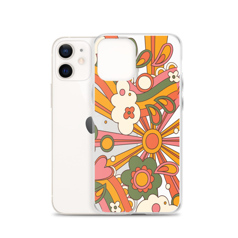 Hippie Groovy Retro iPhone Case