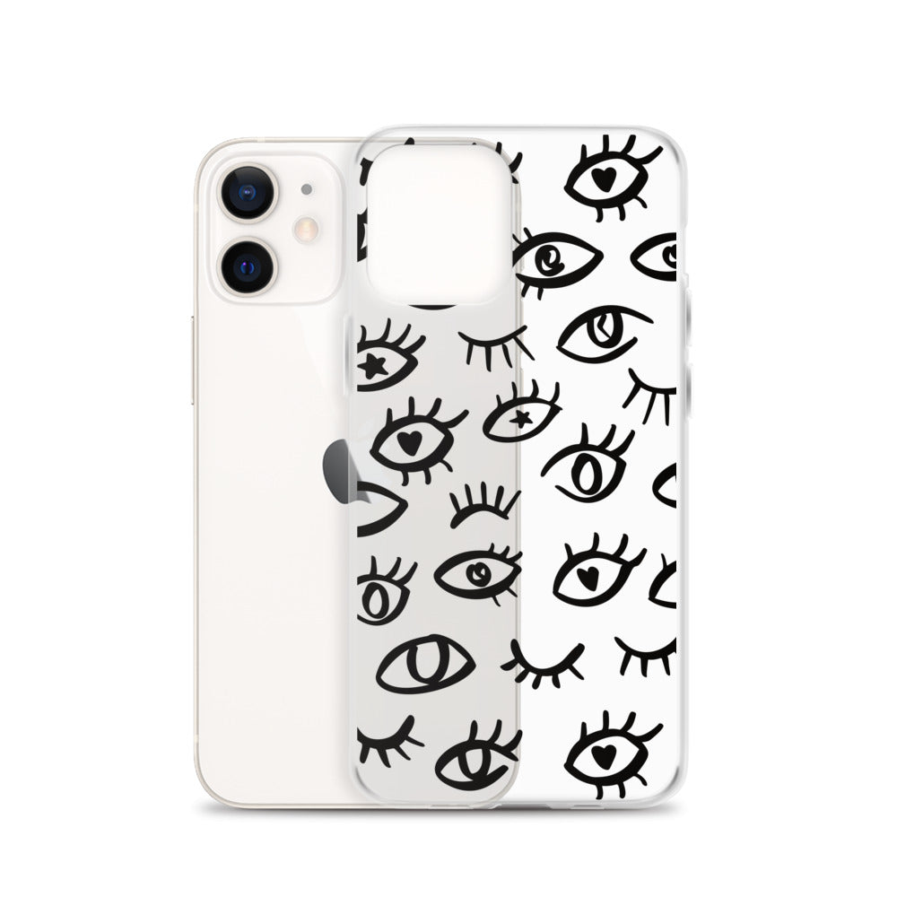 Pop Art Eyes iPhone Case