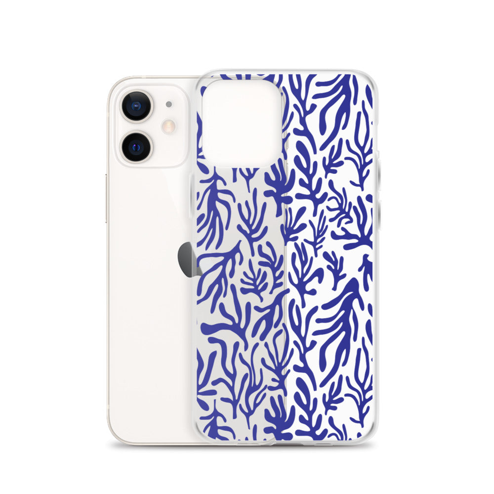 Blue Botanical iPhone Case