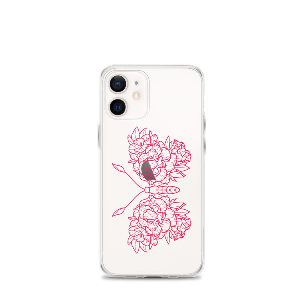 Pink Butterfly iPhone Case