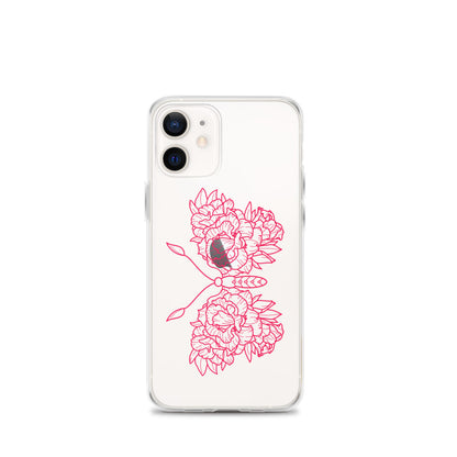 Pink Butterfly iPhone Case