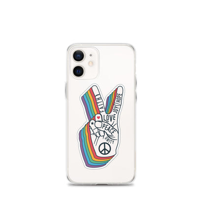 Peace&Love Groovy iPhone Case