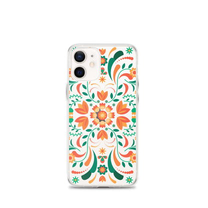 Floral Mexican Clear iPhone Case