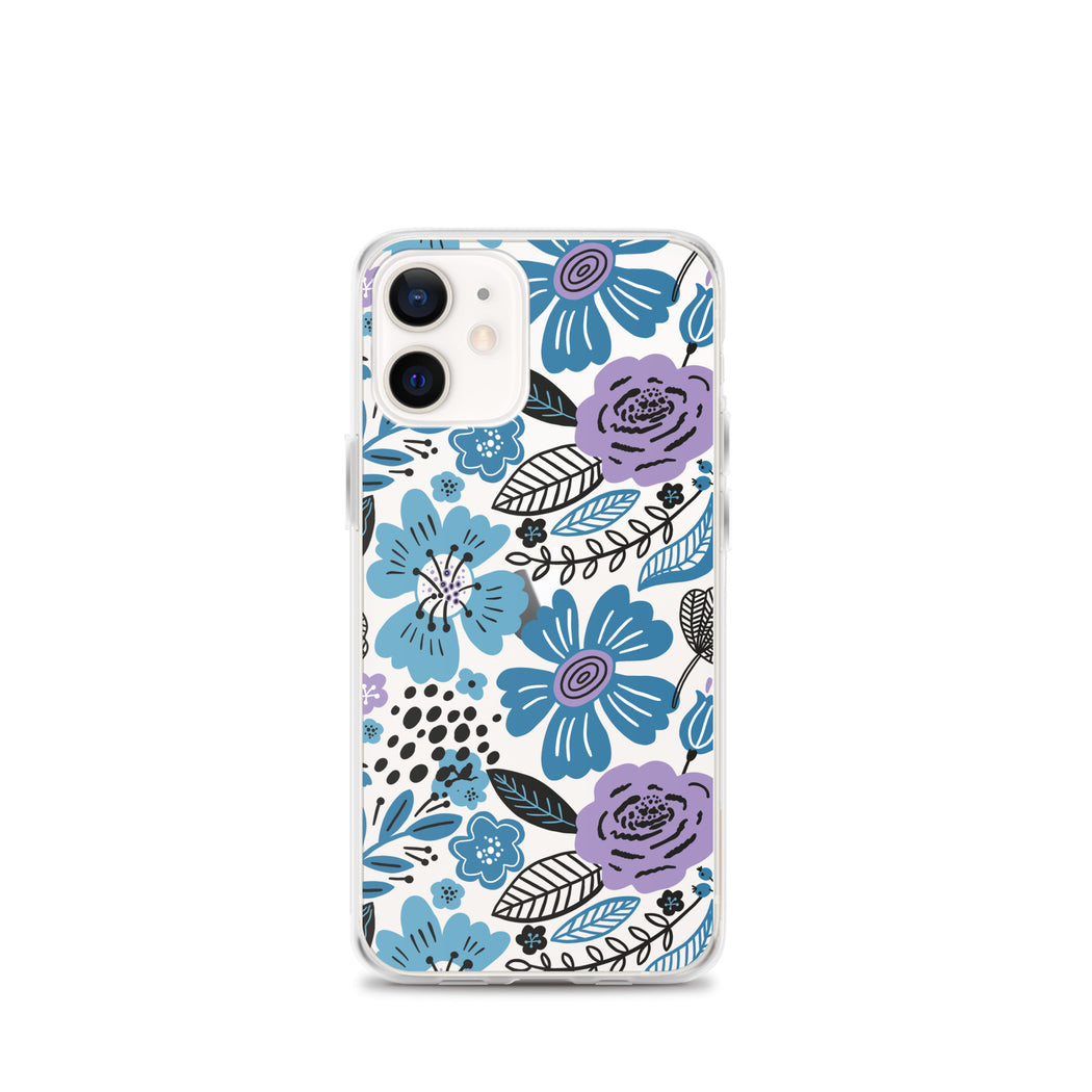 Modern Cute Floral Pattern iPhone Case