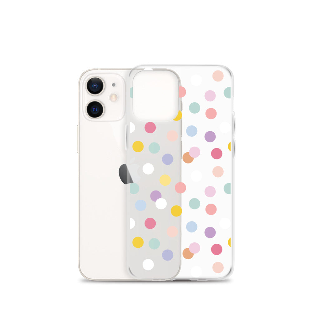 Colorful Pastel Dots iPhone Case