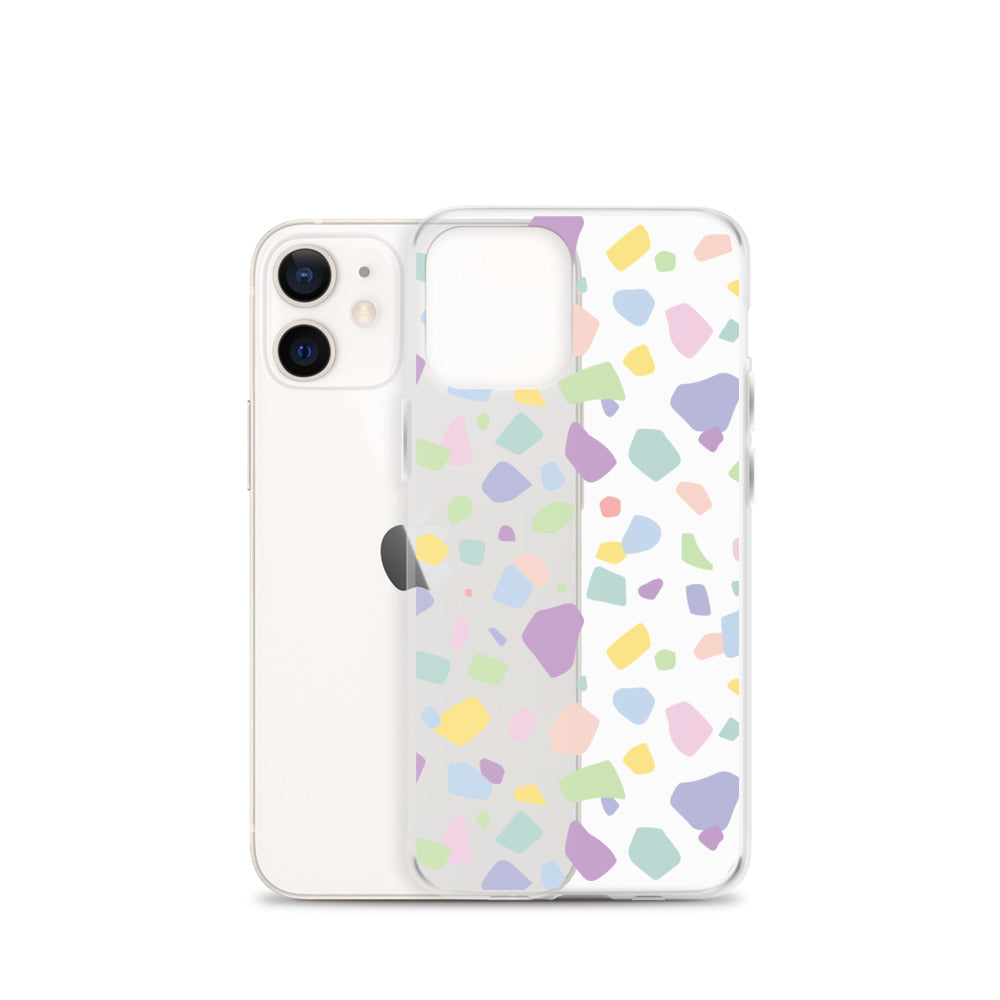 Pastel Terrazzo Cute iPhone Case