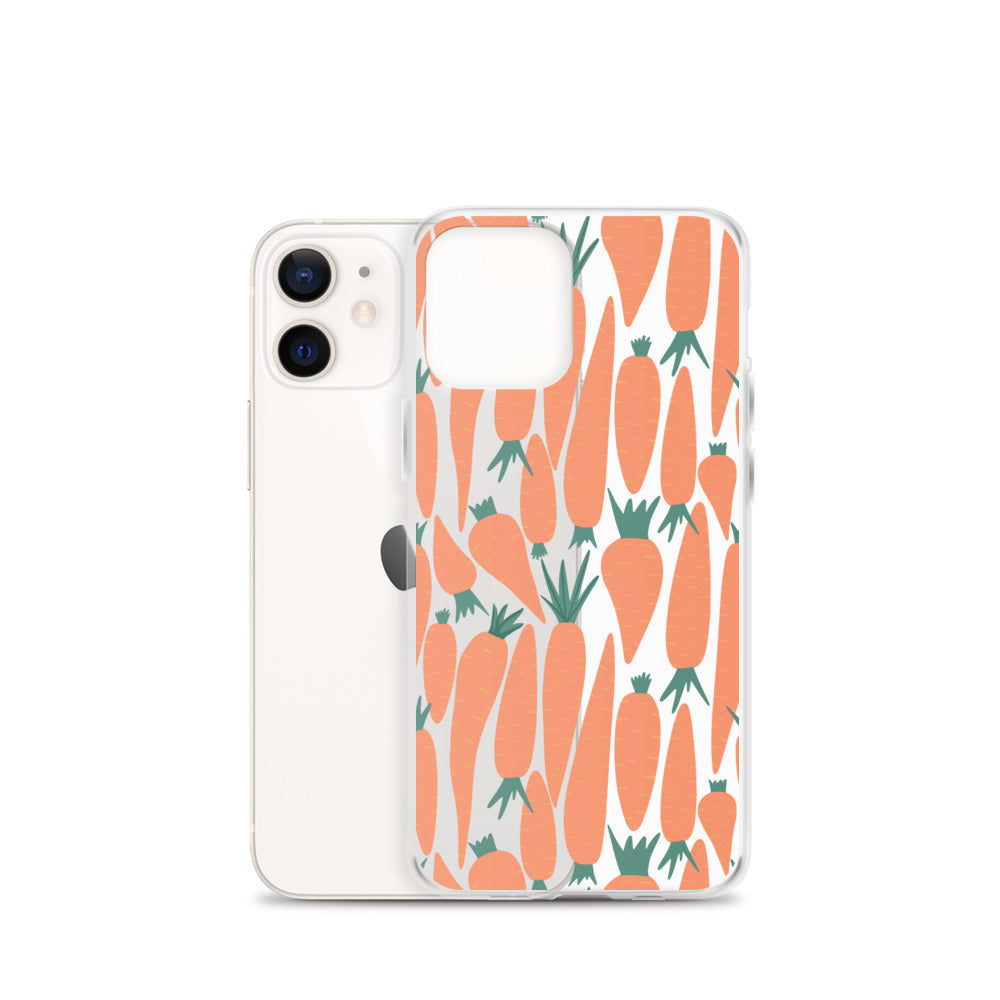 Retro Carrot Vege iPhone Case - HypeSheriff