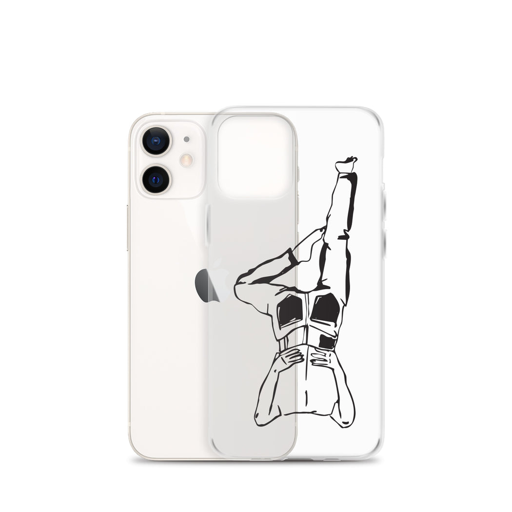 Yoga Zen Gym Sport Clear iPhone Case