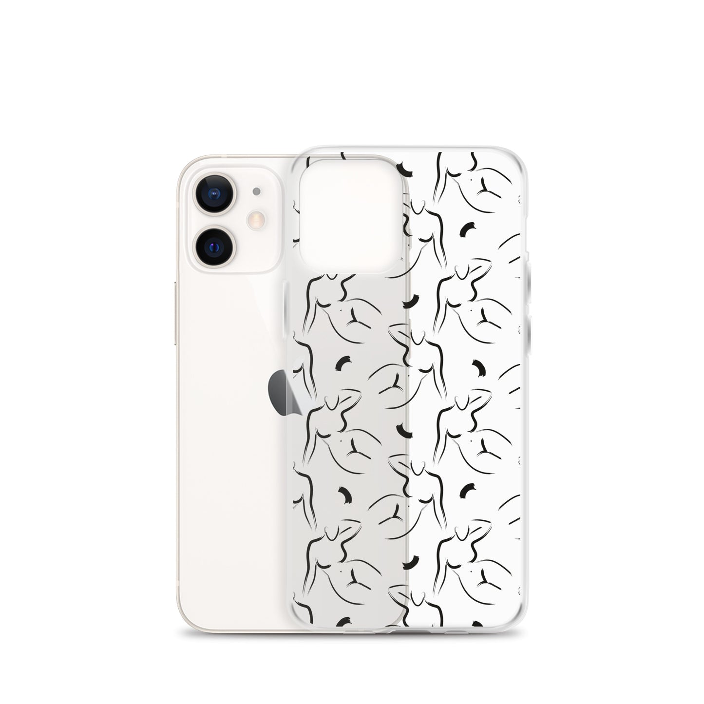 Woman Body Pattern iPhone Case