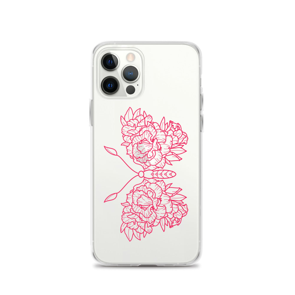 Pink Butterfly iPhone Case