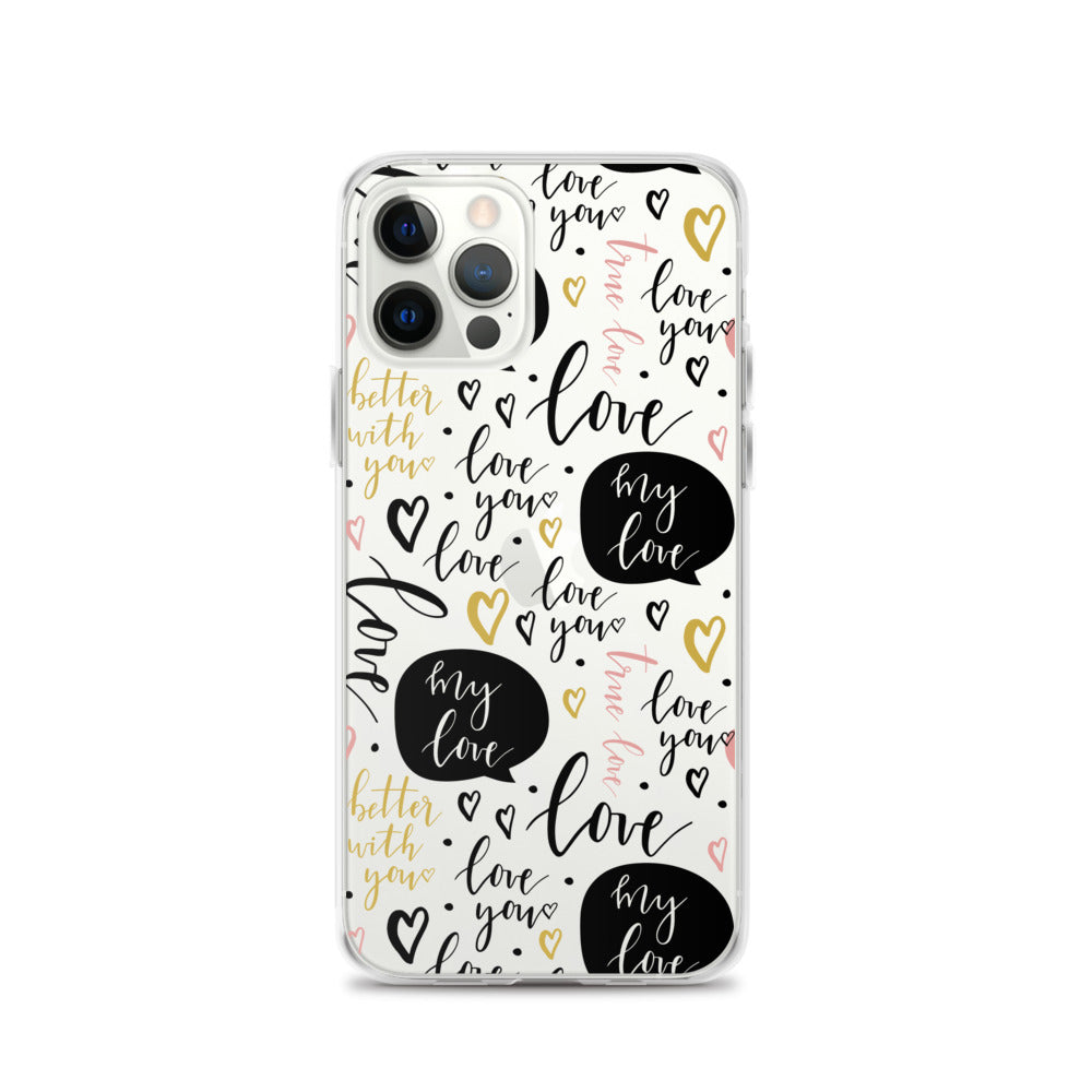 My Love iPhone Clear Case - HypeSheriff
