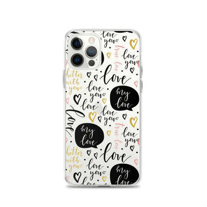 My Love iPhone Clear Case - HypeSheriff