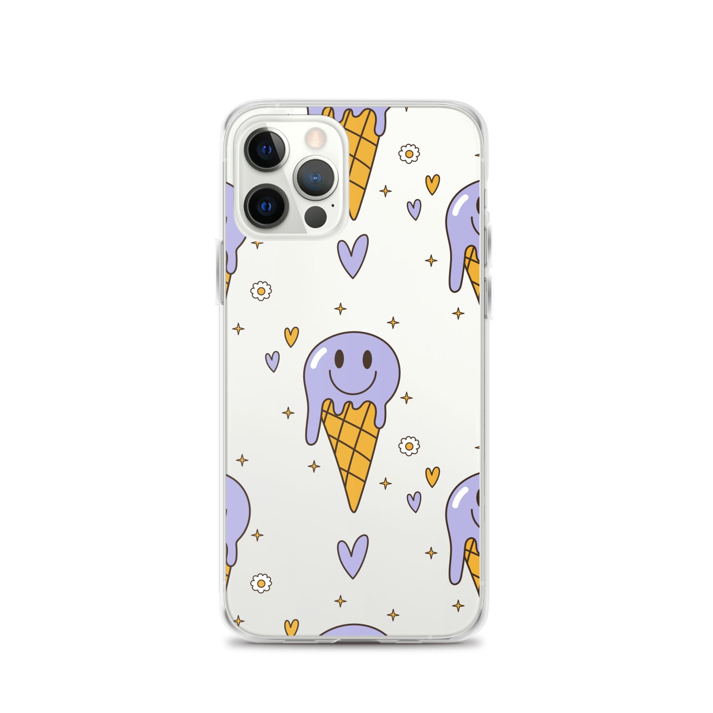 Happy Psychodelic Ice Cream iPhone Case